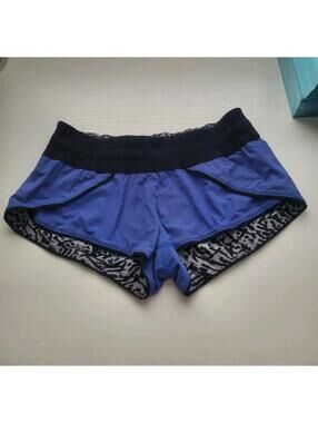 Lululemon Shorts Swim Water Surf Shorts Black/pattern Reversible Size 2/4 Small